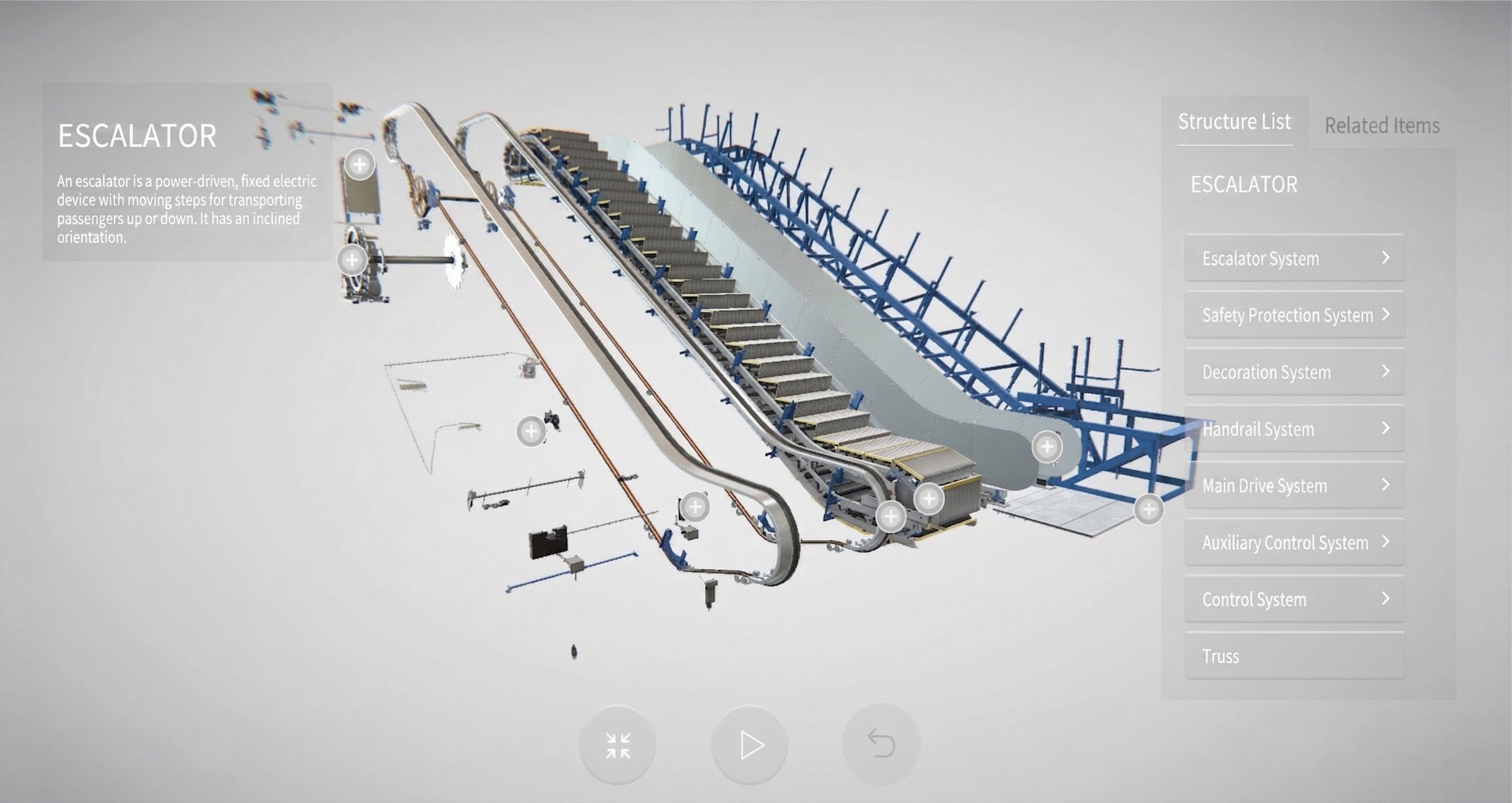Virtual Simulation Training Software for Escalator Structure and ...