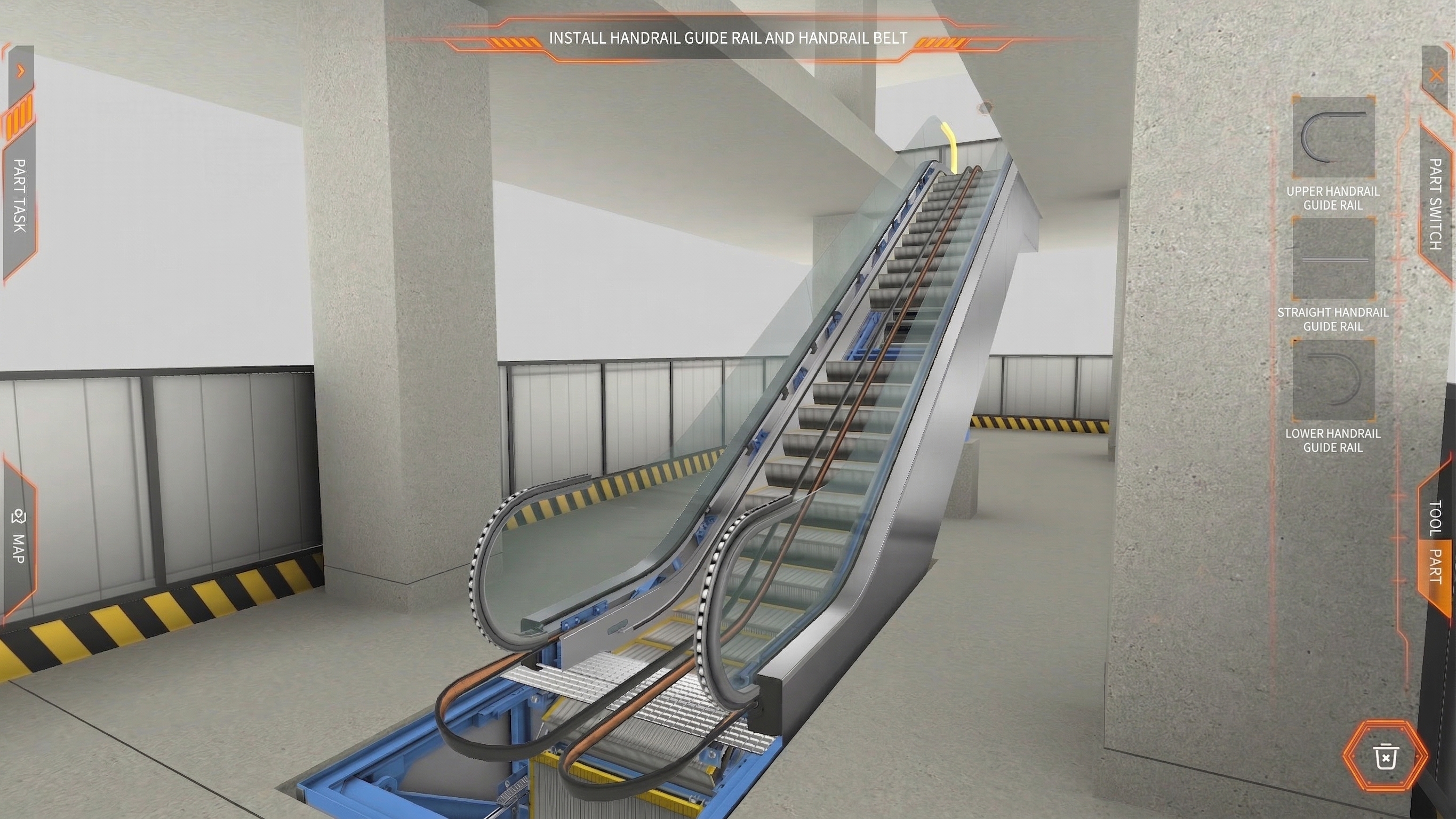 Virtual Simulation Training Software for Escalator Installation Course ...